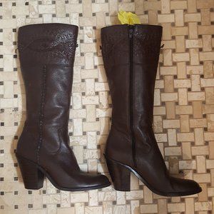 Brown Heeled Boots by Coldwater Creek